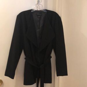 Black wrap blazer